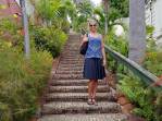 Os famosos '99 steps', em Charlotte Amalie - USVI